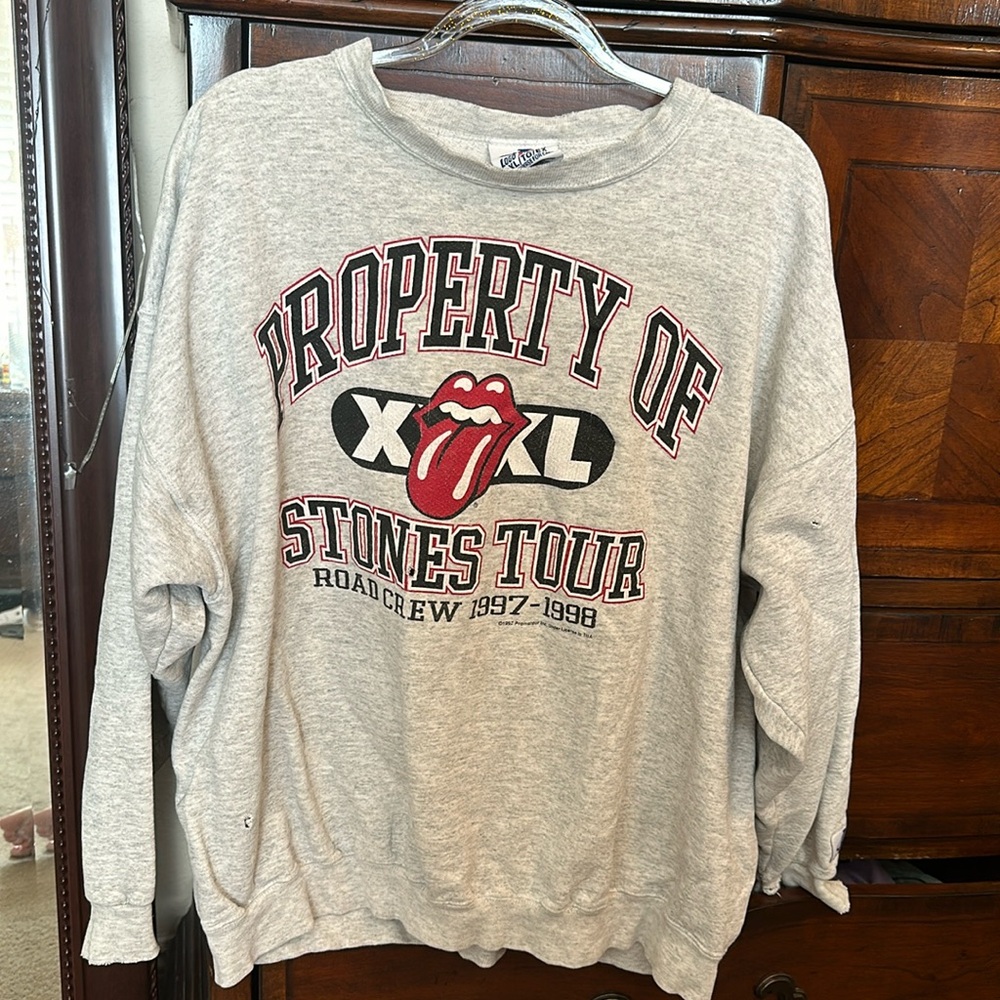 Vintage Rolling Stones crew neck